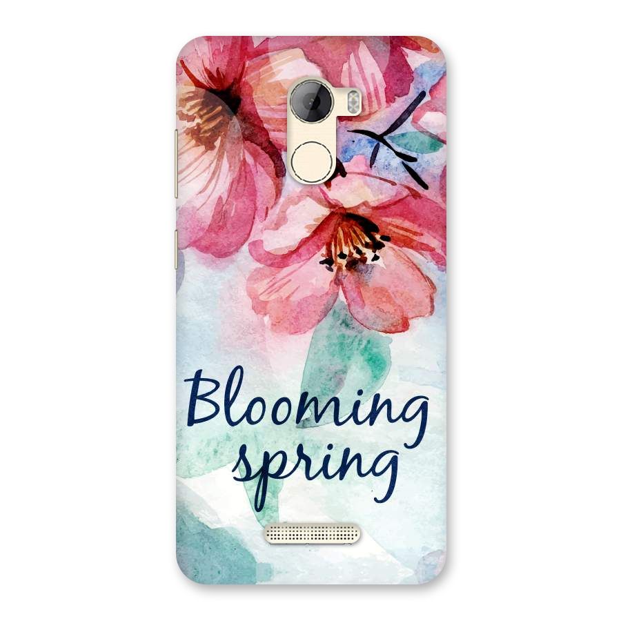 Blooming Spring Back Case for Gionee A1 LIte
