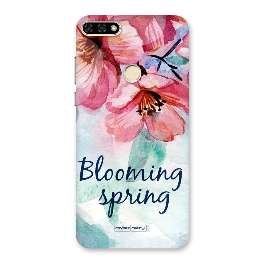 Blooming Spring Back Case for Honor 7A