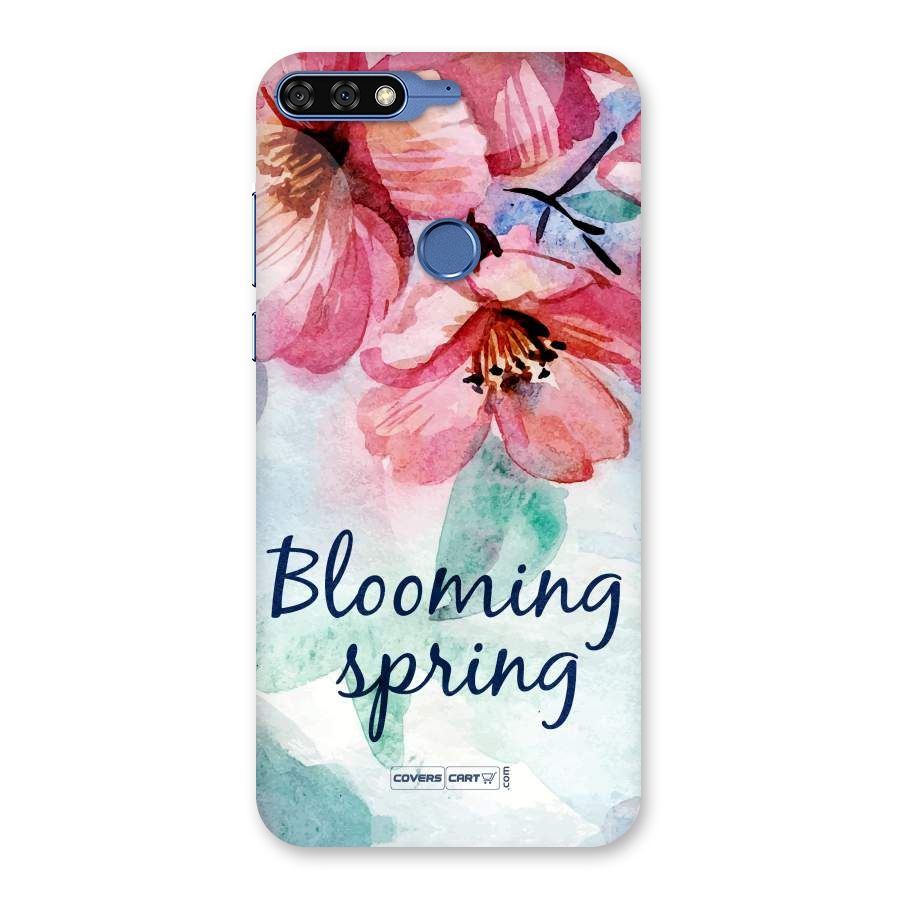 Blooming Spring Back Case for Honor 7C