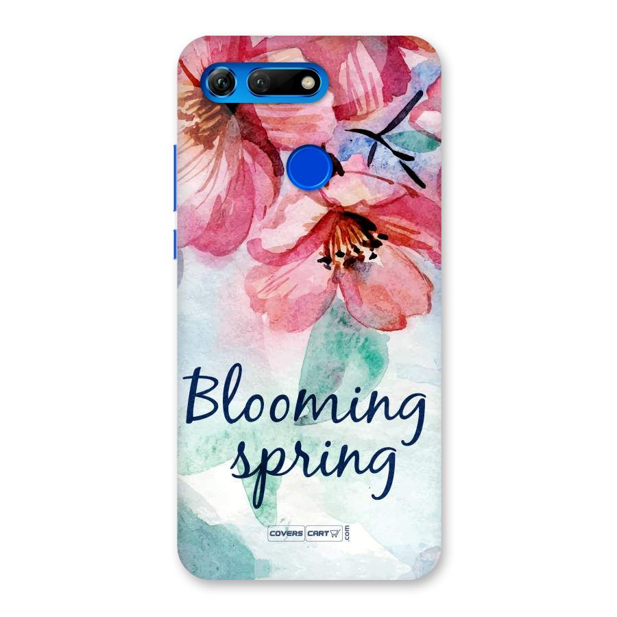 Blooming Spring Back Case for Honor View 20