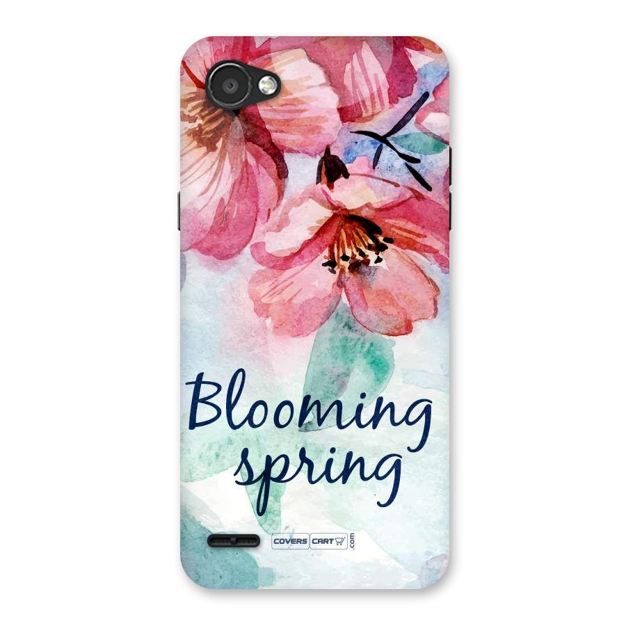 Blooming Spring Back Case for LG Q6