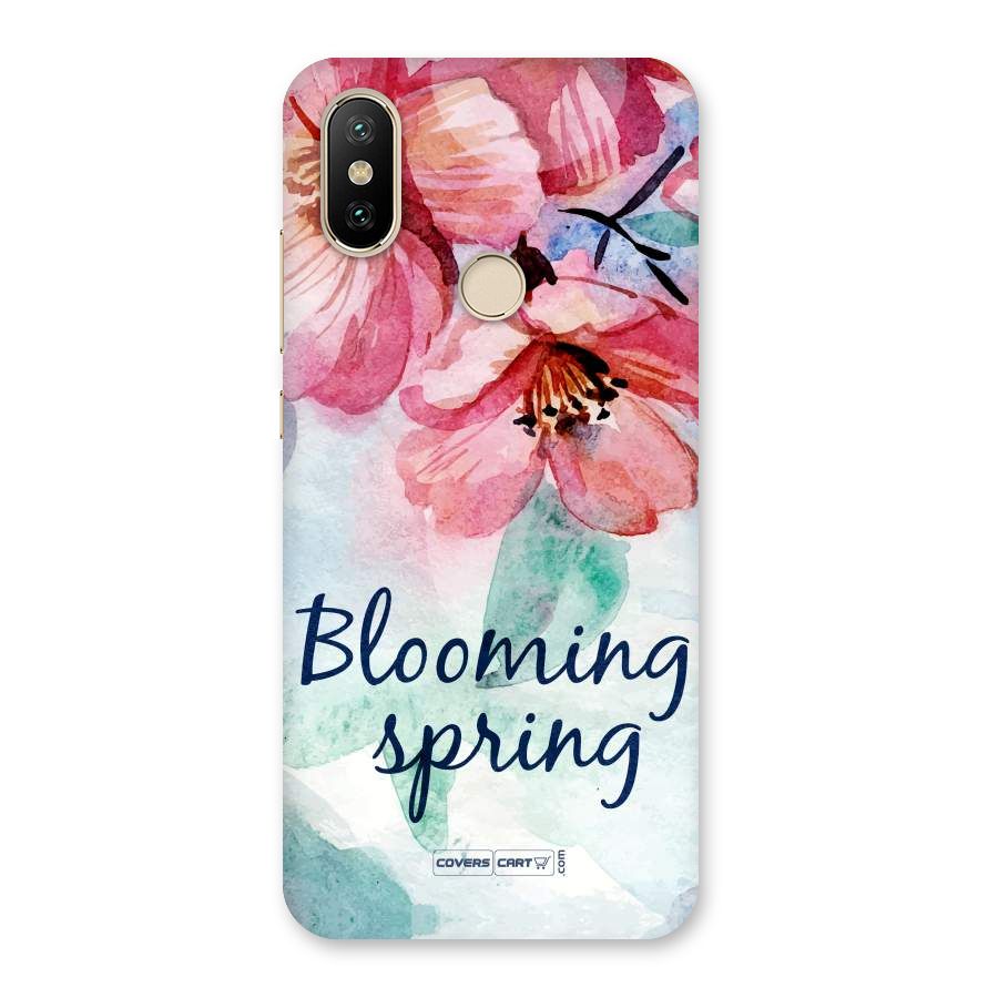 Blooming Spring Back Case for Mi A2