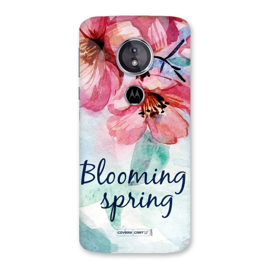 Blooming Spring Back Case for Moto E5