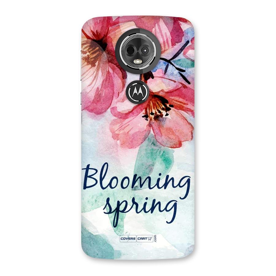 Blooming Spring Back Case for Moto E5 Plus