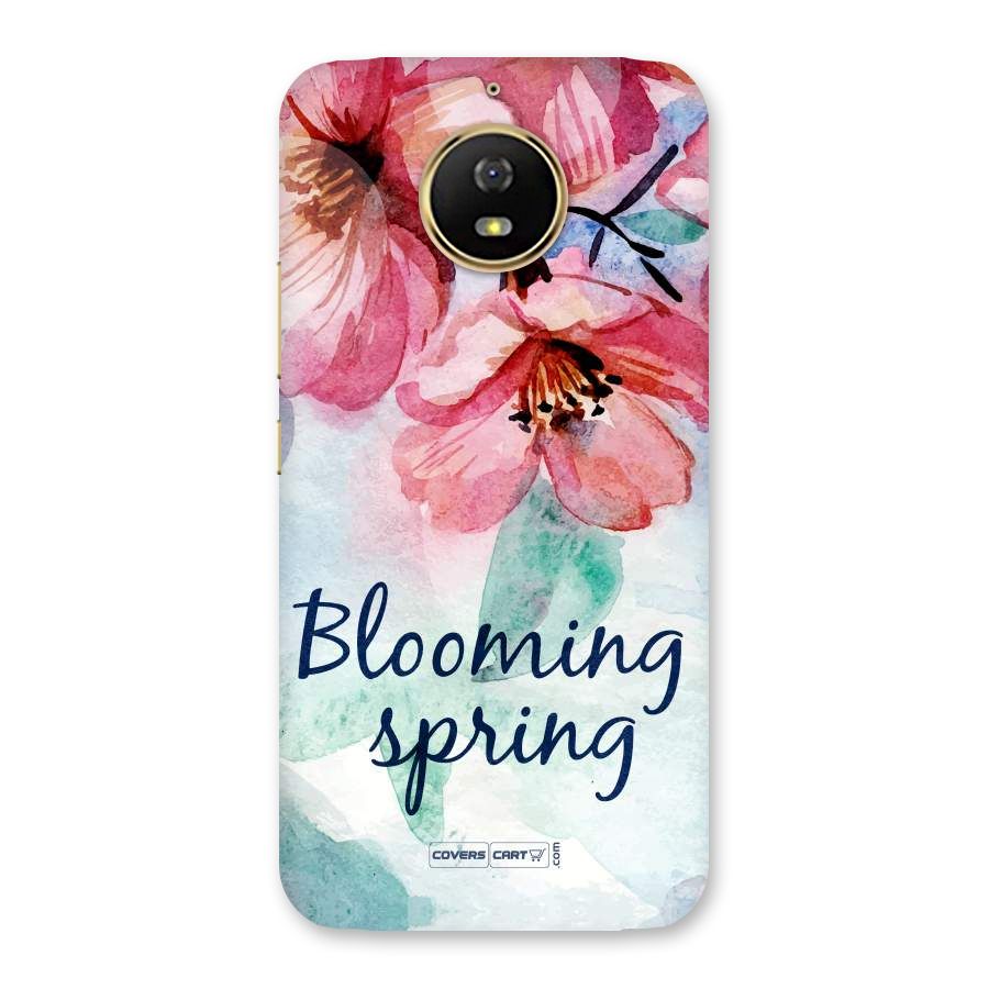 Blooming Spring Back Case for Moto G5s