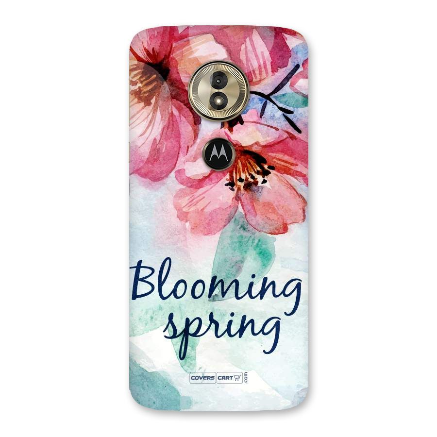 Blooming Spring Back Case for Moto G6 Play