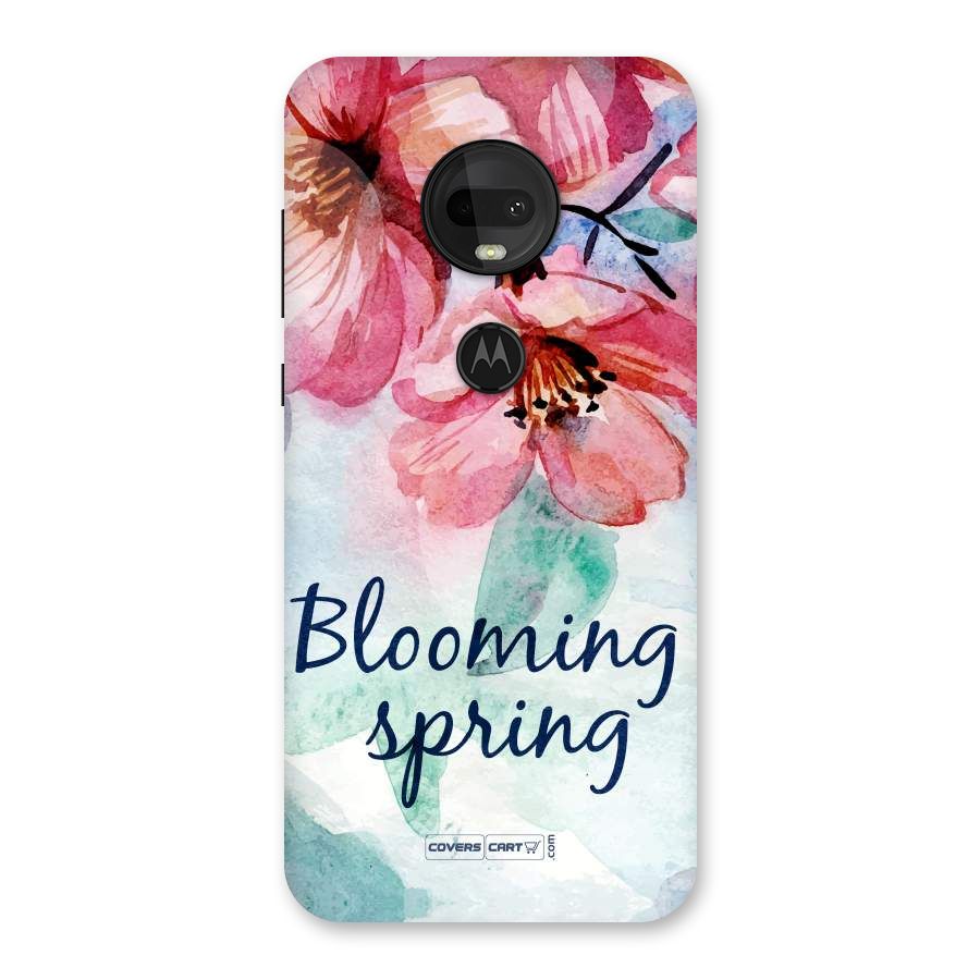 Blooming Spring Back Case for Moto G7