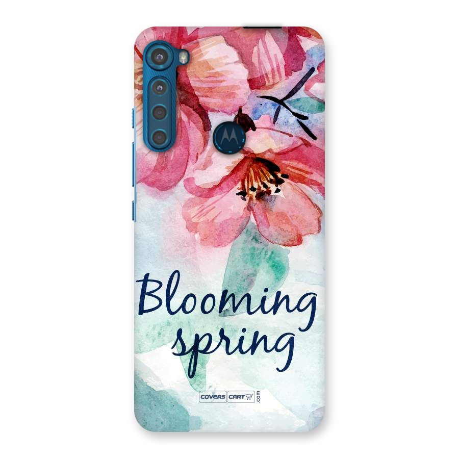 Blooming Spring Back Case for Motorola One Fusion Plus