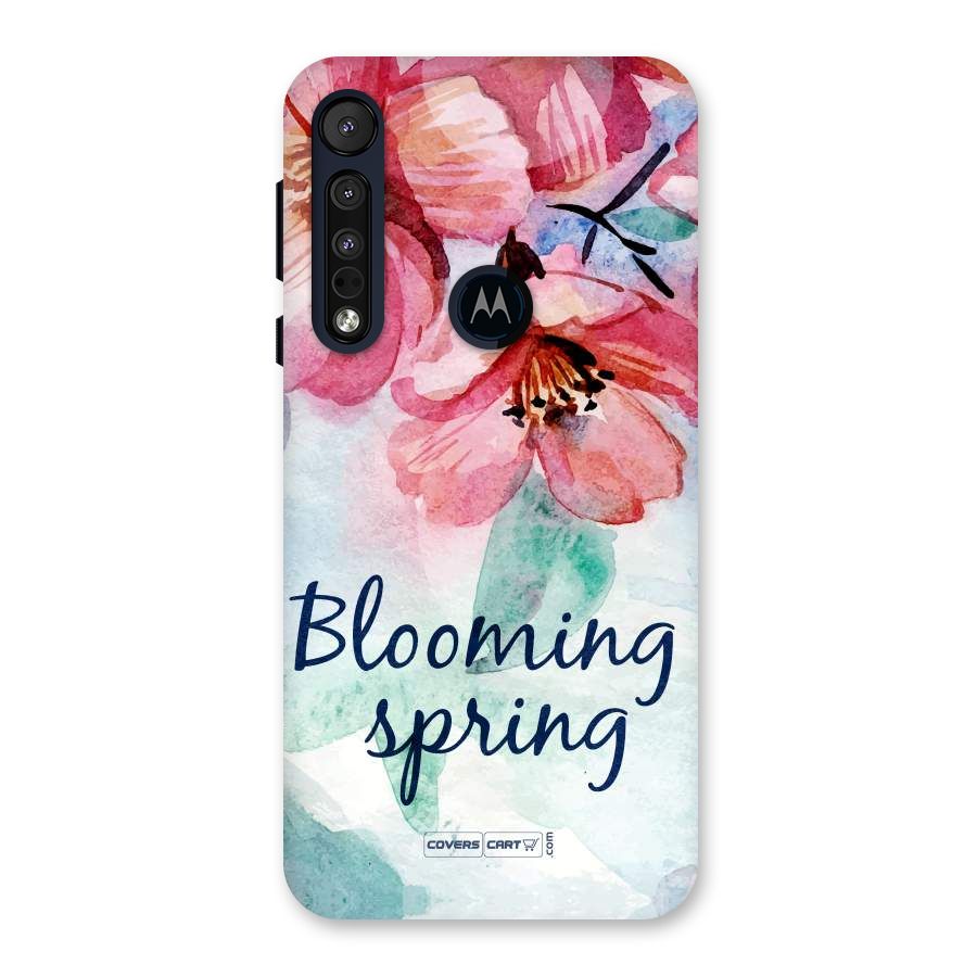 Blooming Spring Back Case for Motorola One Macro
