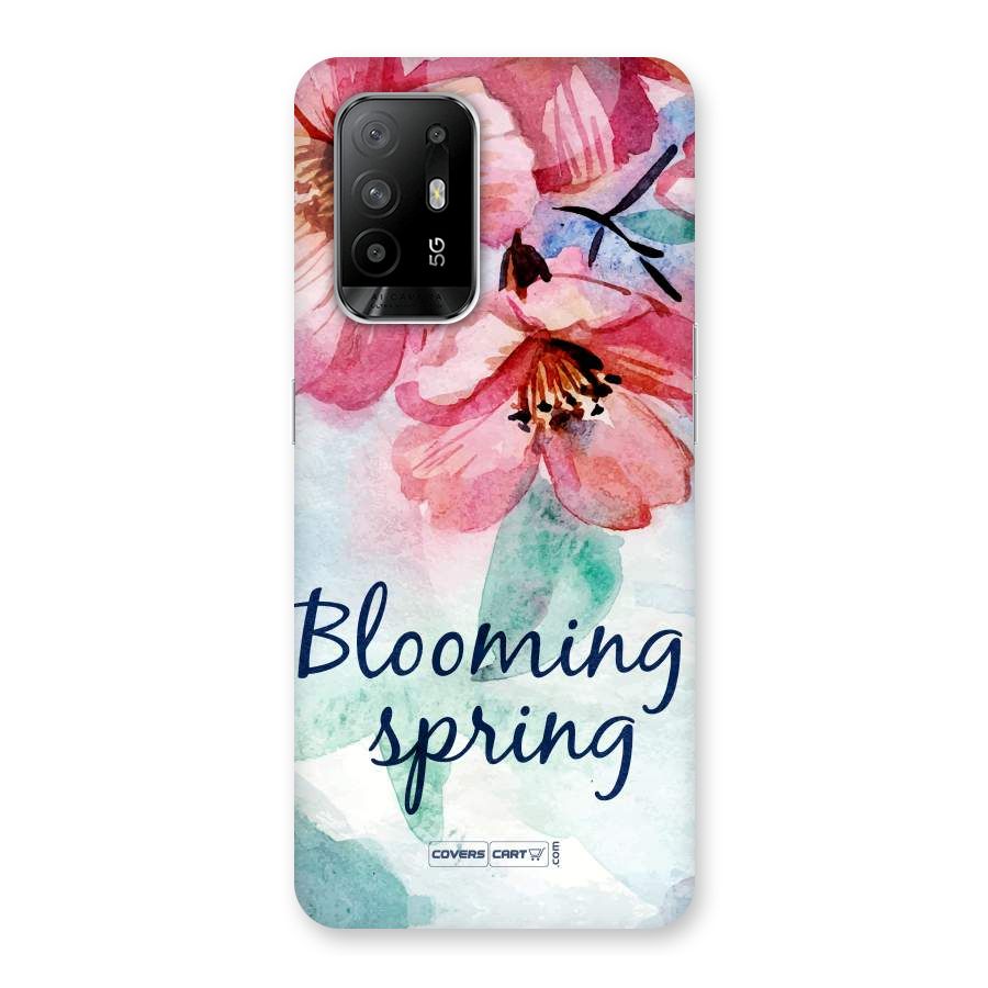 Blooming Spring Back Case for Oppo F19 Pro Plus 5G