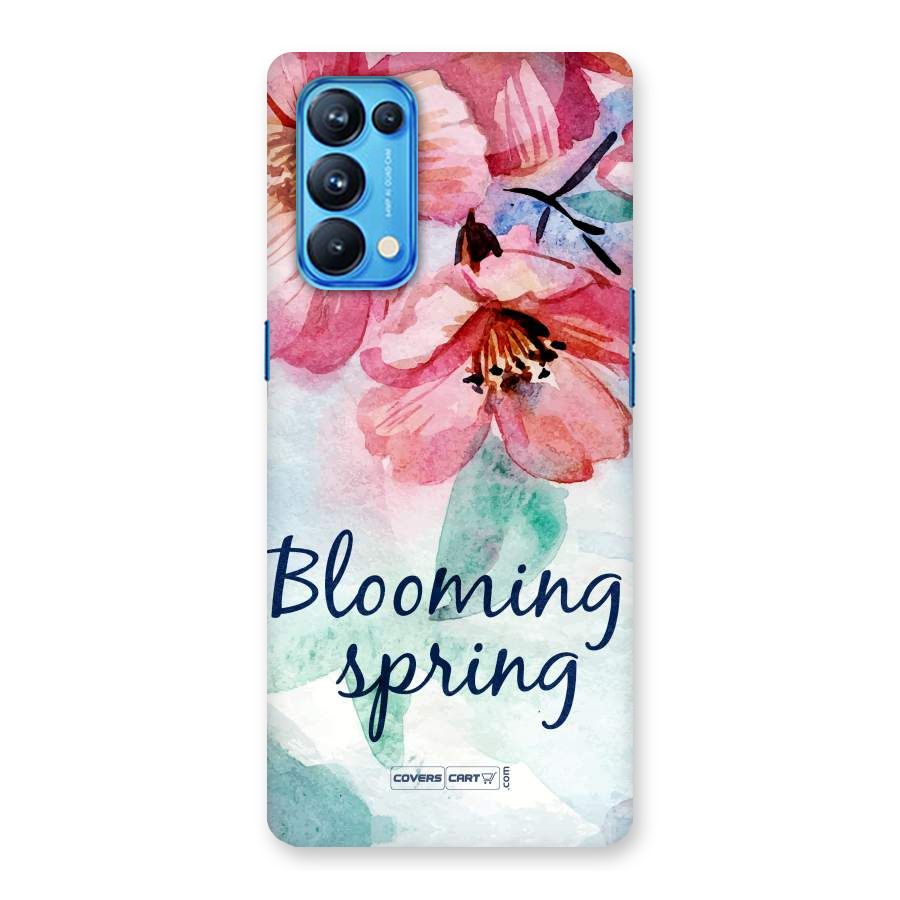 Blooming Spring Back Case for Oppo Reno5 Pro 5G