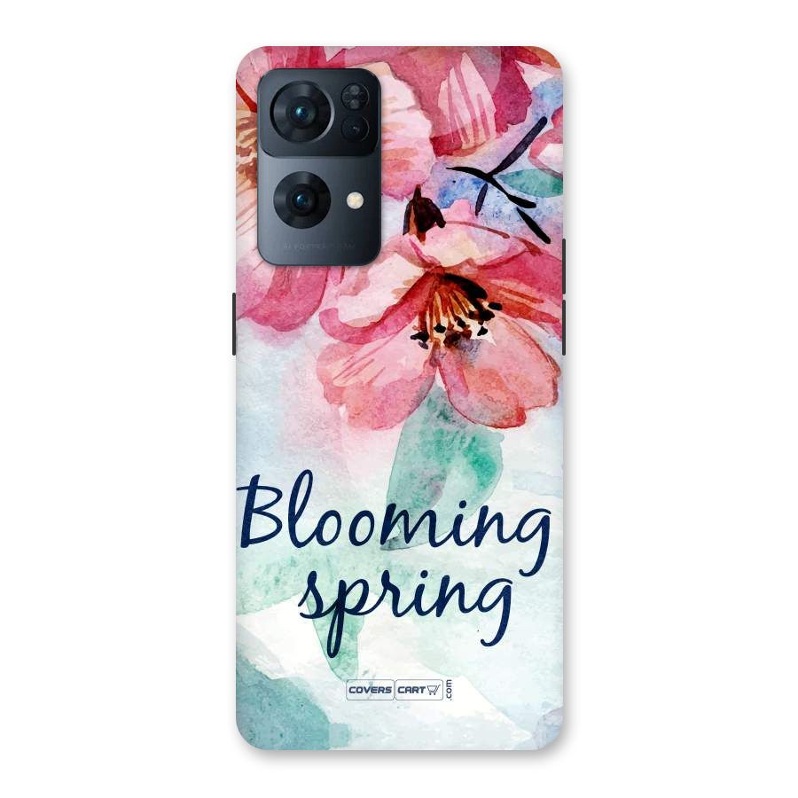Blooming Spring Back Case for Oppo Reno7 Pro 5G