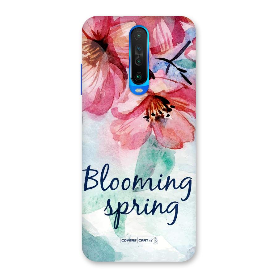 Blooming Spring Back Case for Poco X2