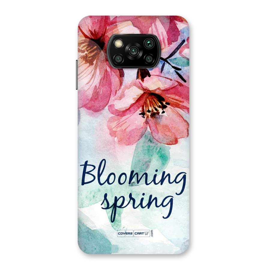 Blooming Spring Back Case for Poco X3