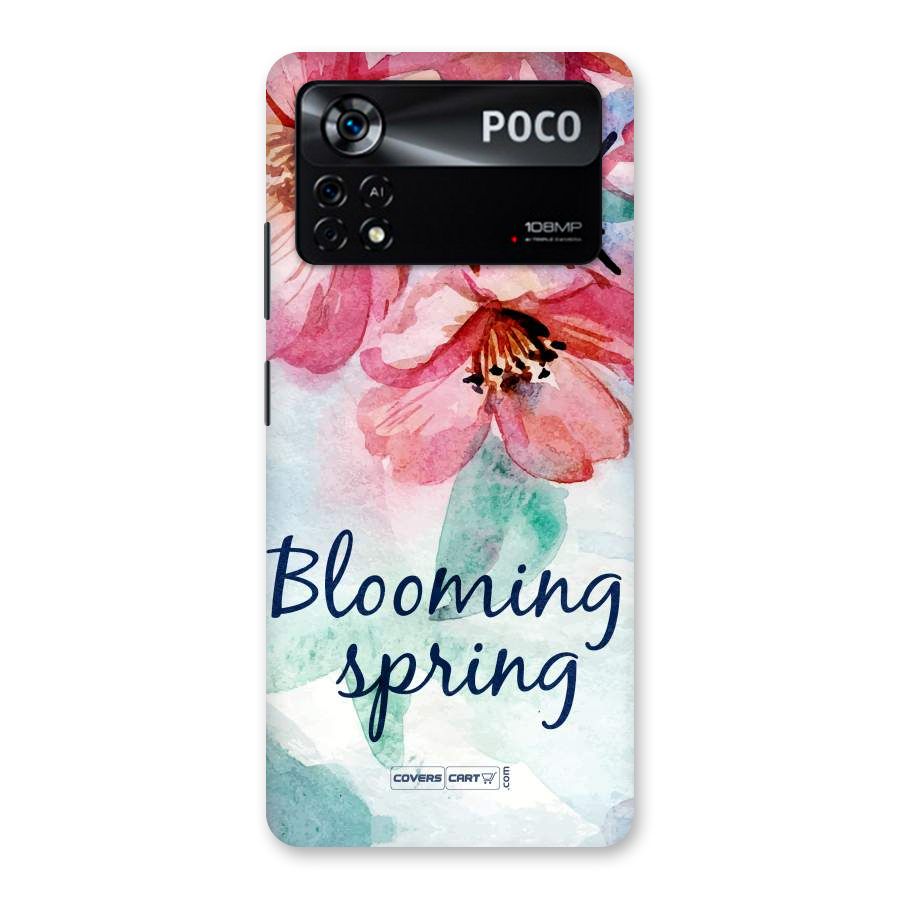 Blooming Spring Back Case for Poco X4 Pro 5G