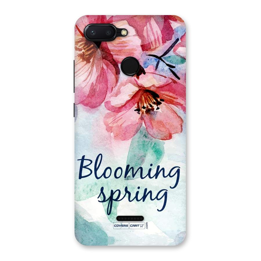 Blooming Spring Back Case for Redmi 6
