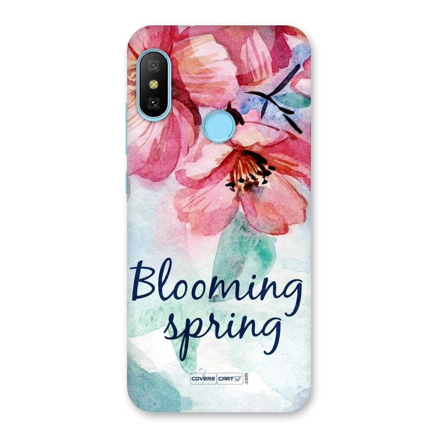 Blooming Spring Back Case for Redmi 6 Pro
