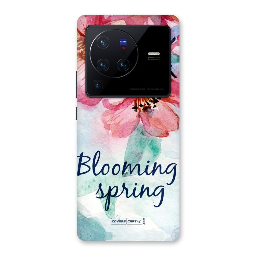 Blooming Spring Back Case for Vivo X80 Pro