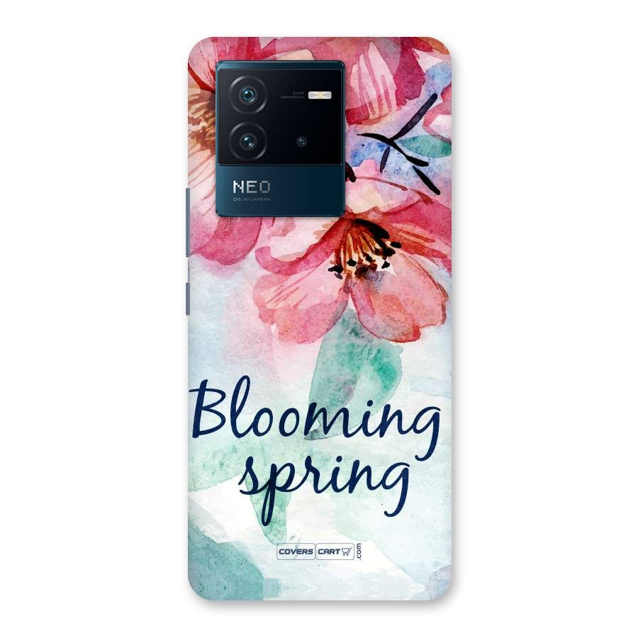 Blooming Spring Back Case for Vivo iQOO Neo 6 5G