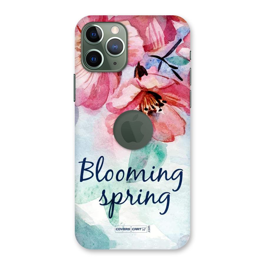 Blooming Spring Back Case for iPhone 11 Pro Logo  Cut