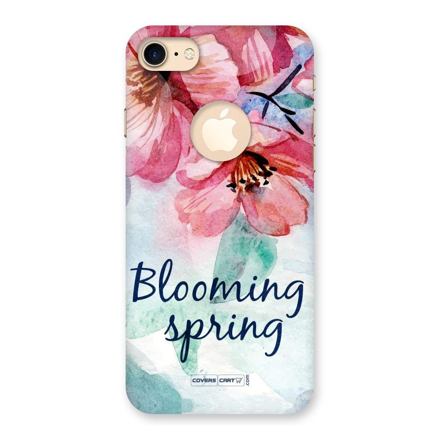 Blooming Spring Back Case for iPhone 7 Logo Cut
