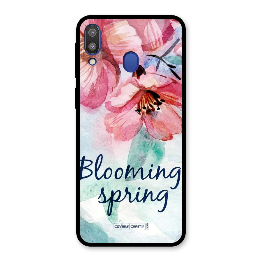 Blooming Spring Glass Back Case for Galaxy M20