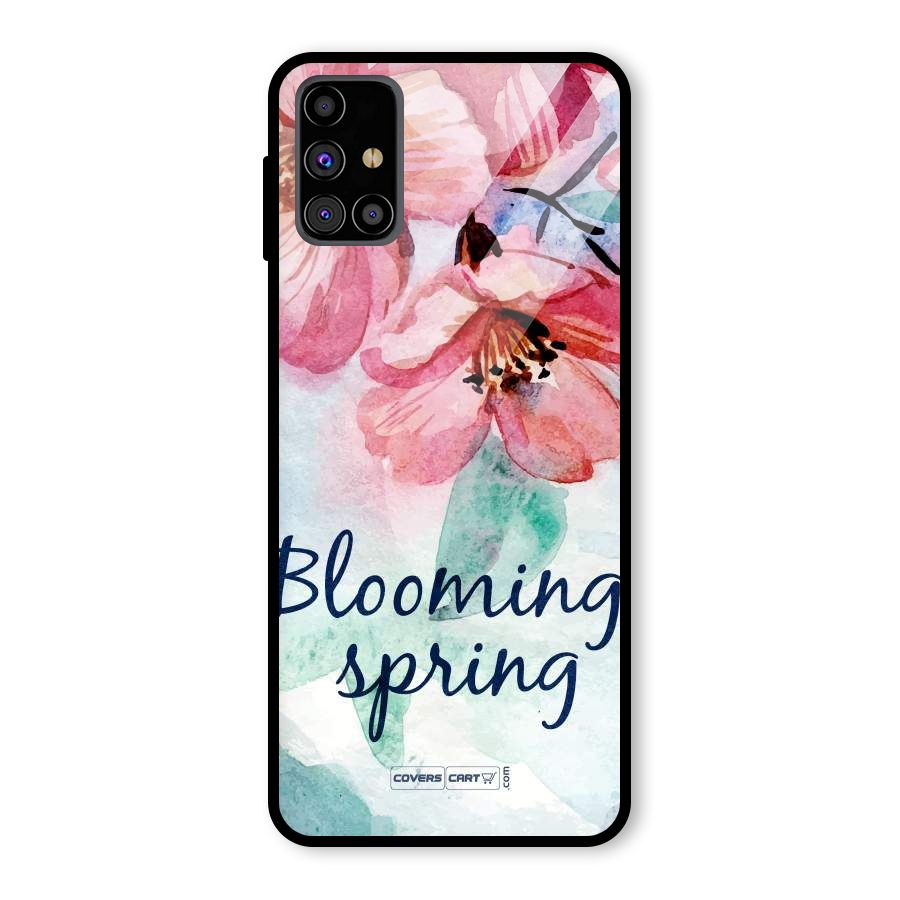 Blooming Spring Glass Back Case for Galaxy M31s