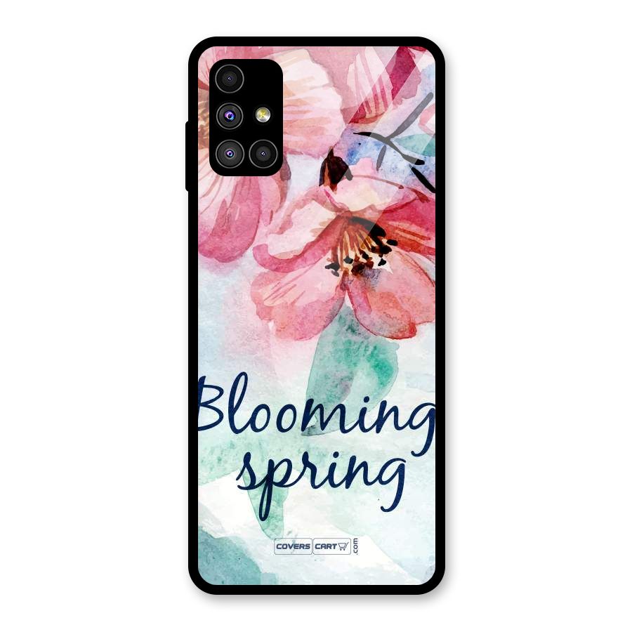 Blooming Spring Glass Back Case for Galaxy M51
