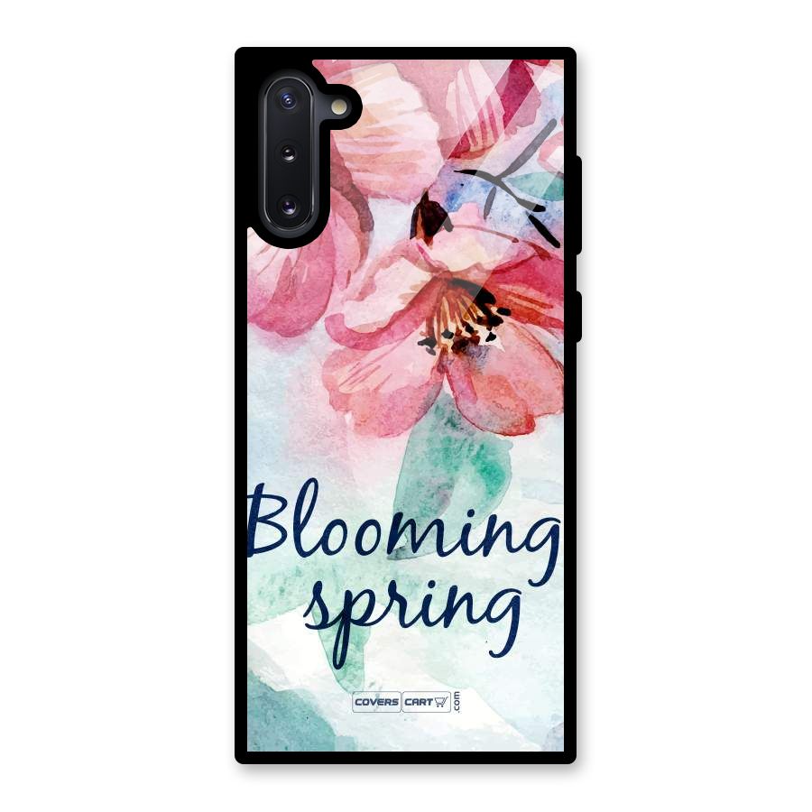 Blooming Spring Glass Back Case for Galaxy Note 10