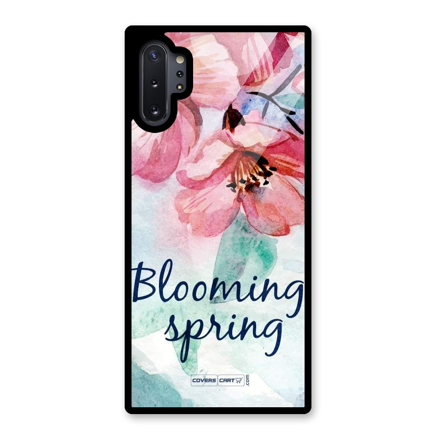 Blooming Spring Glass Back Case for Galaxy Note 10 Plus