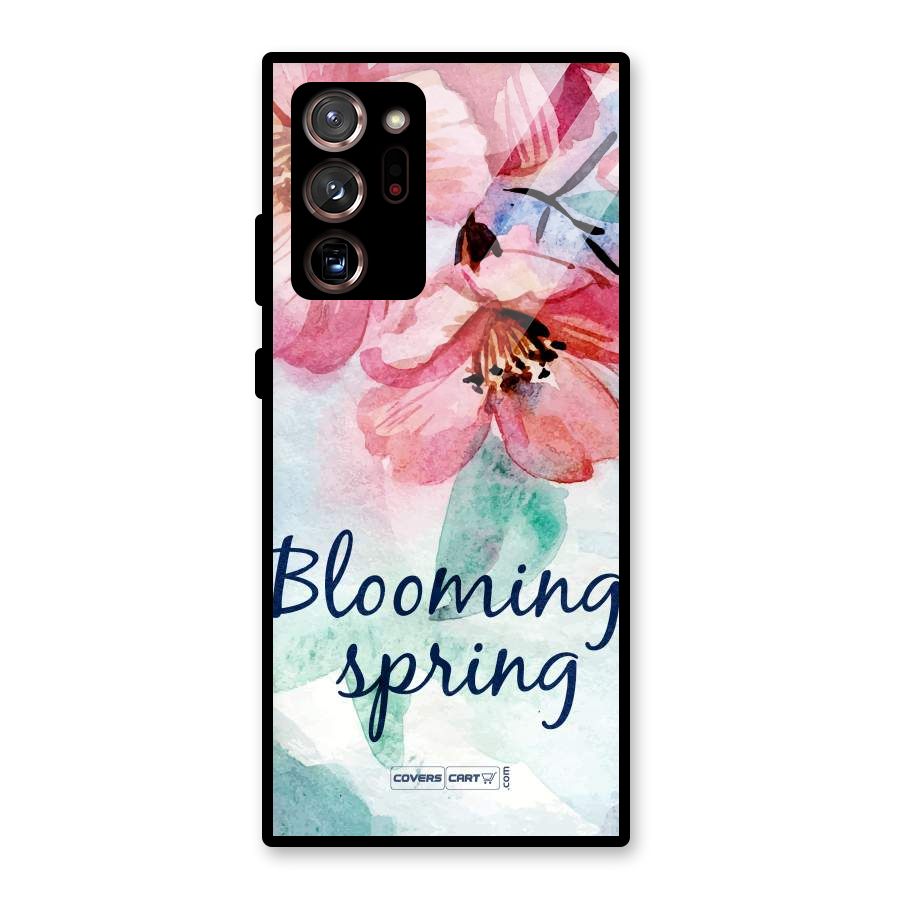 Blooming Spring Glass Back Case for Galaxy Note 20 Ultra