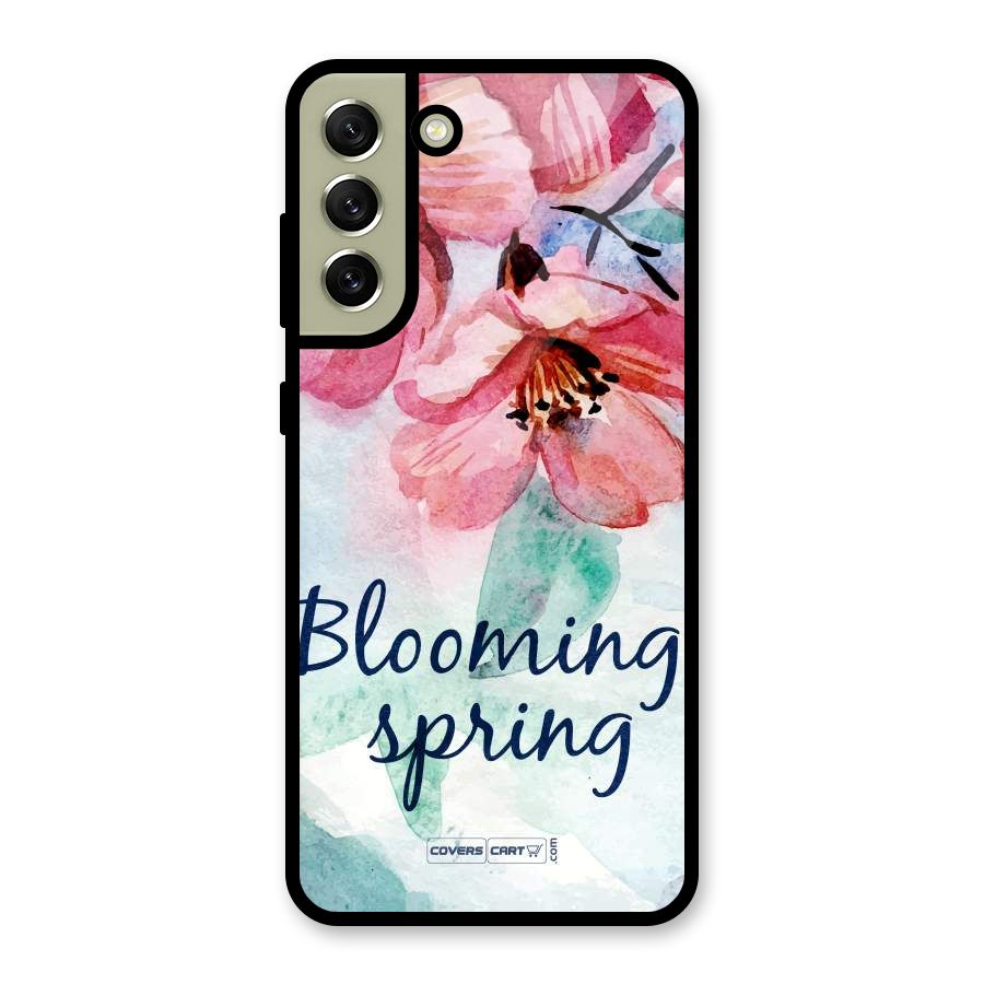 Blooming Spring Glass Back Case for Galaxy S21 FE 5G
