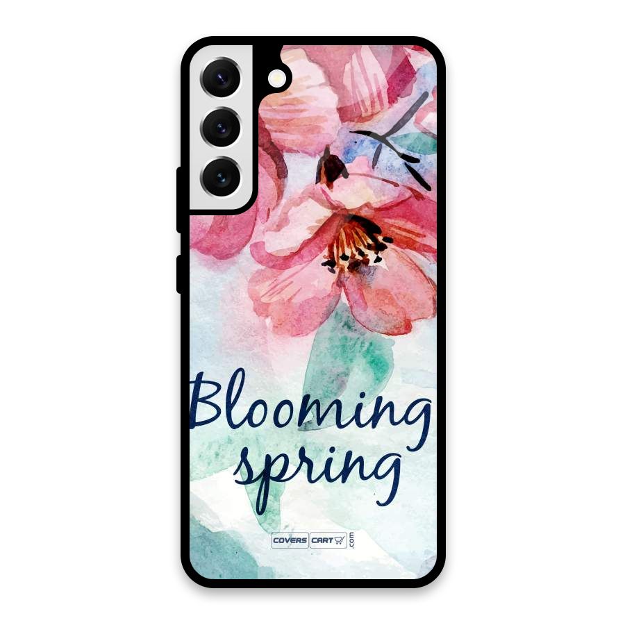 Blooming Spring Glass Back Case for Galaxy S22 Plus 5G