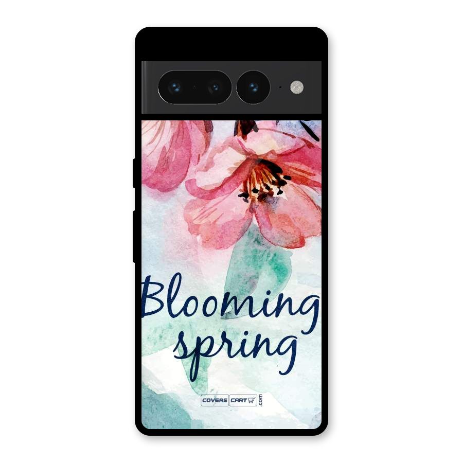 Blooming Spring Glass Back Case for Google Pixel 7 Pro