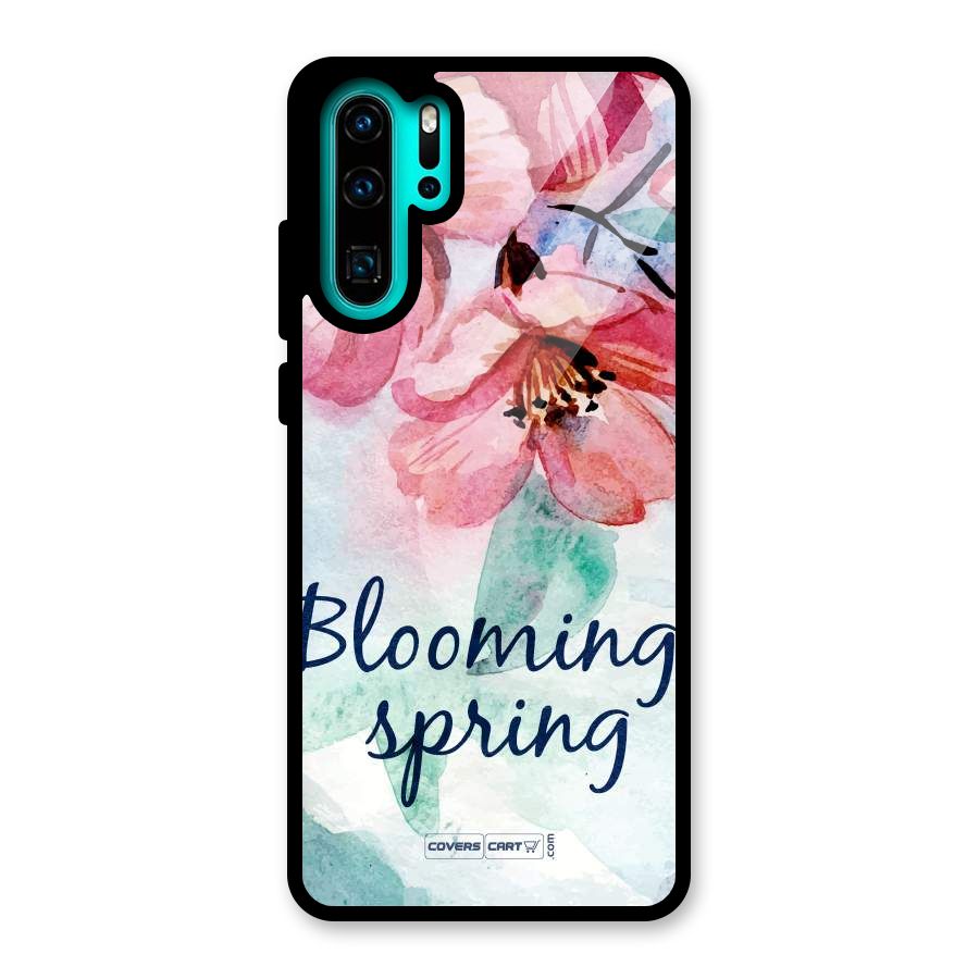 Blooming Spring Glass Back Case for Huawei P30 Pro