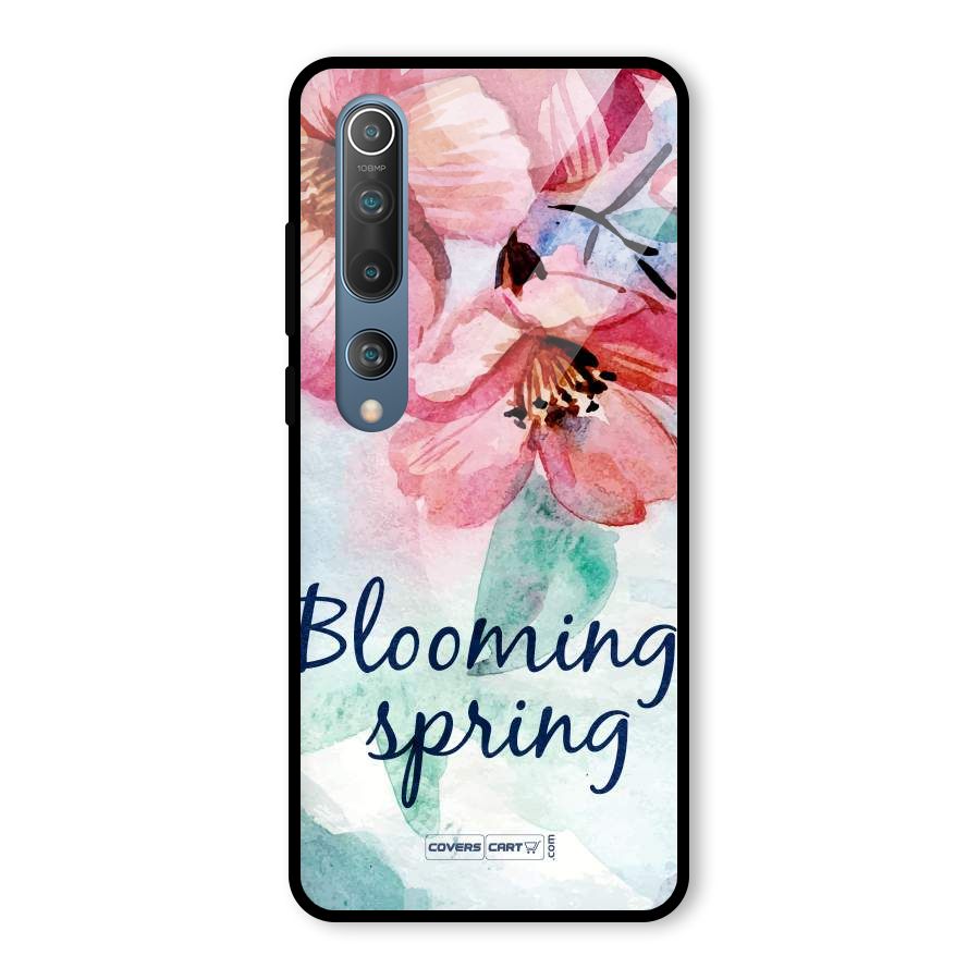 Blooming Spring Glass Back Case for Mi 10