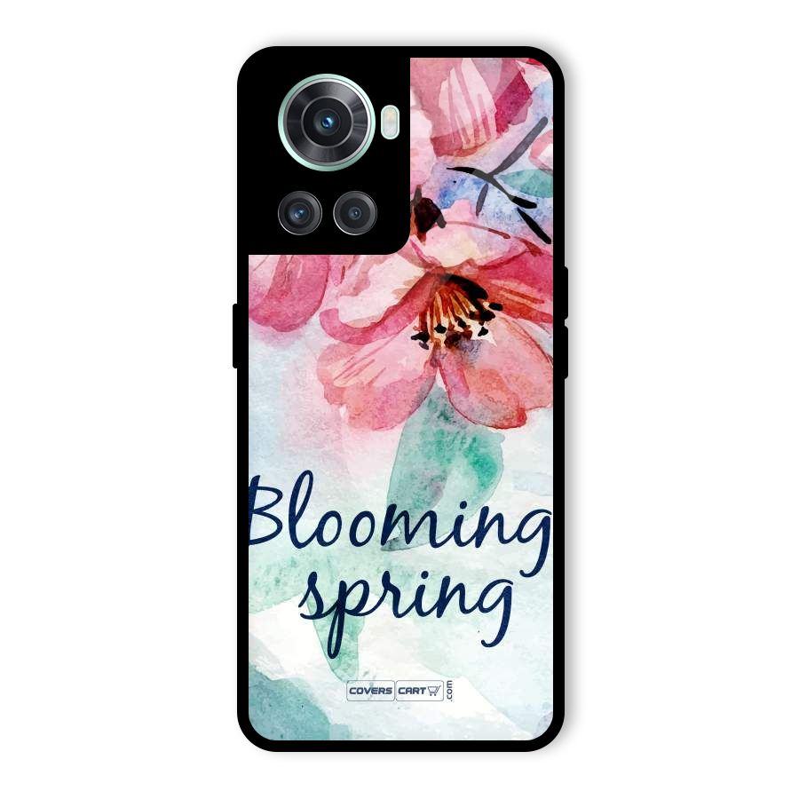 Blooming Spring Glass Back Case for OnePlus 10R