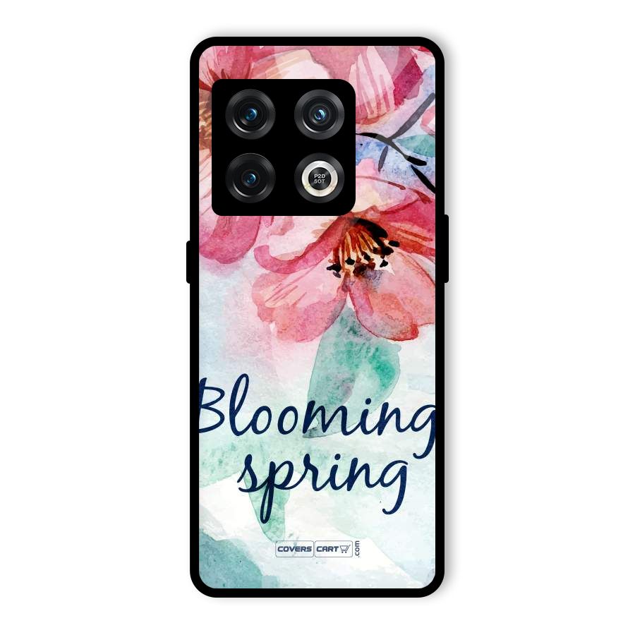 Blooming Spring Glass Back Case for OnePlus 10 Pro 5G