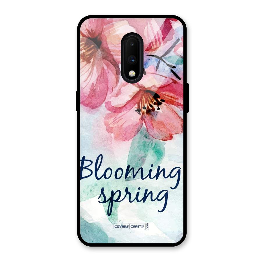 Blooming Spring Glass Back Case for OnePlus 7