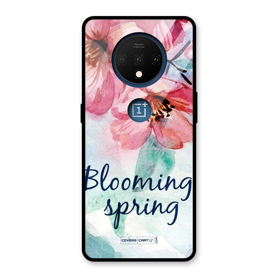 Blooming Spring Glass Back Case for OnePlus 7T