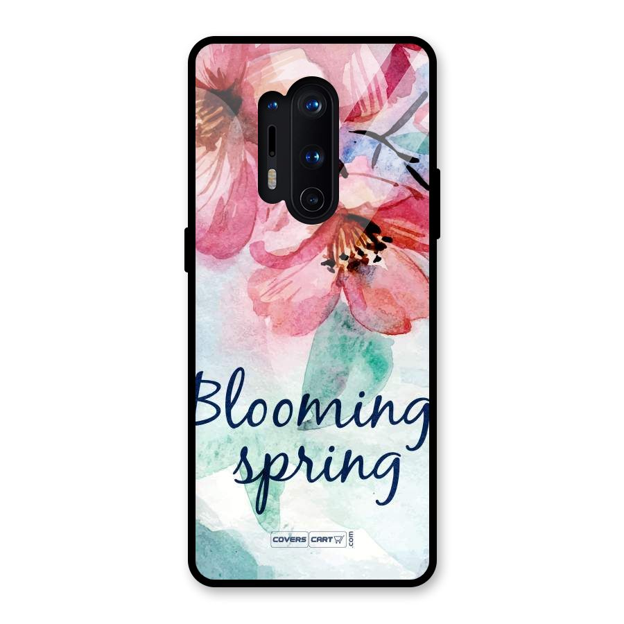 Blooming Spring Glass Back Case for OnePlus 8 Pro