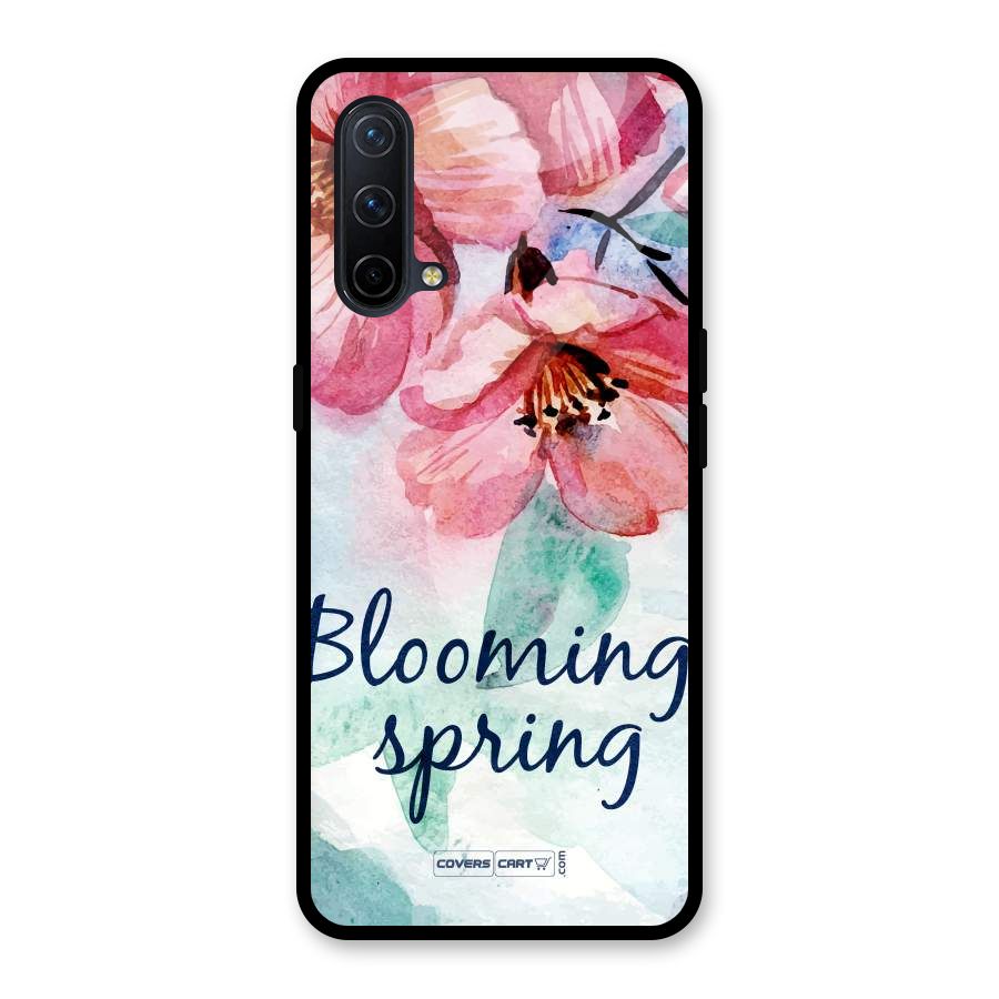 Blooming Spring Glass Back Case for OnePlus Nord CE 5G