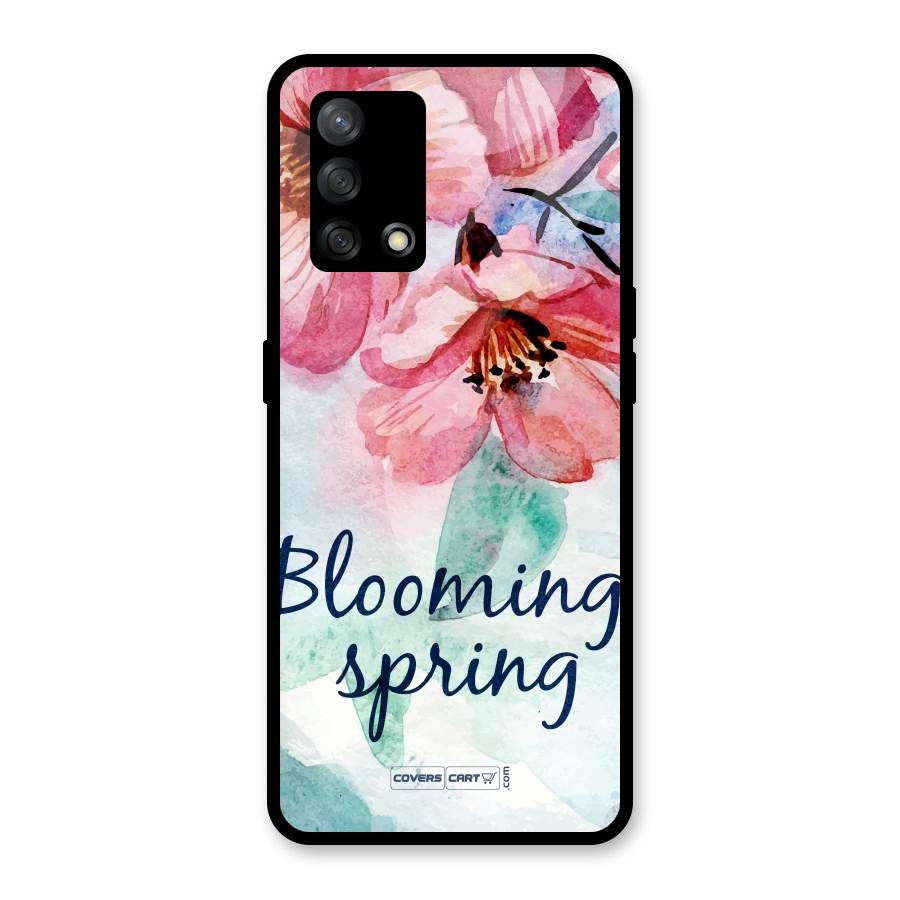 Blooming Spring Glass Back Case for Oppo F19