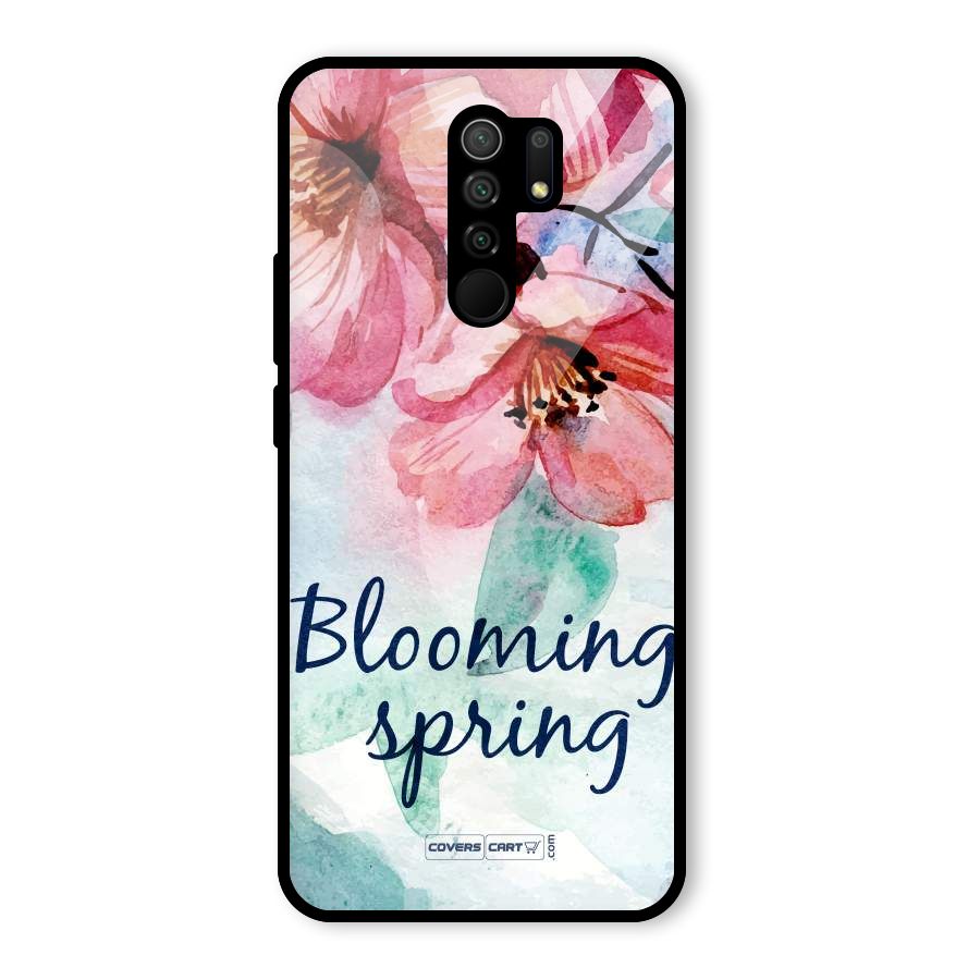 Blooming Spring Glass Back Case for Poco M2
