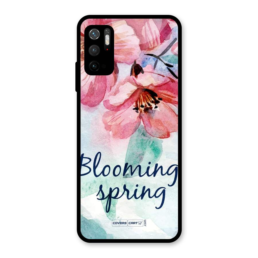 Blooming Spring Glass Back Case for Poco M3 Pro 5G