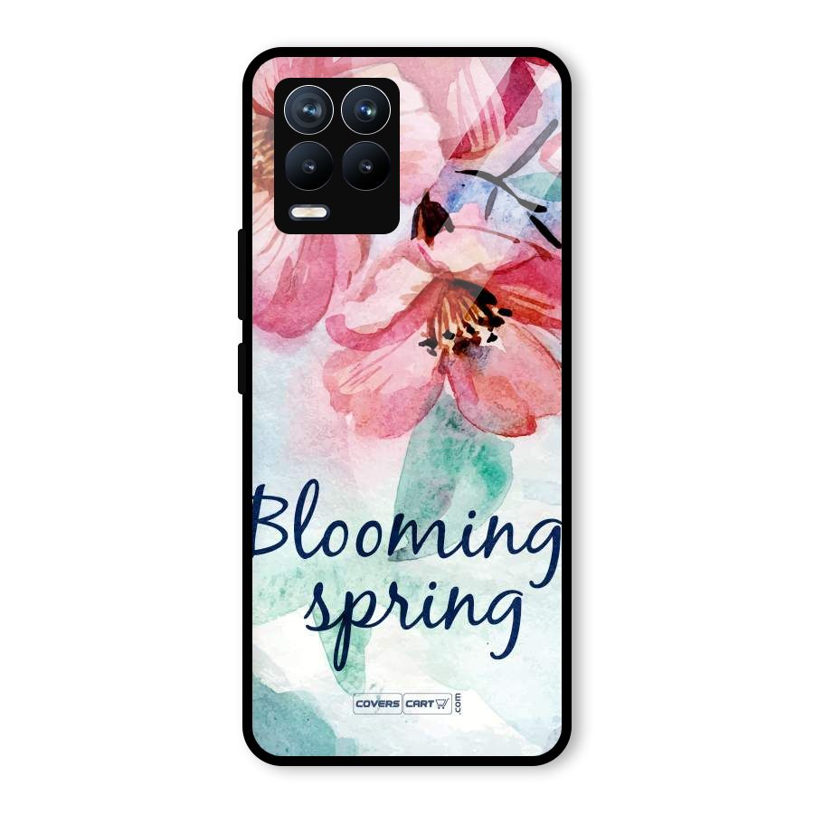 Blooming Spring Glass Back Case for Realme 8