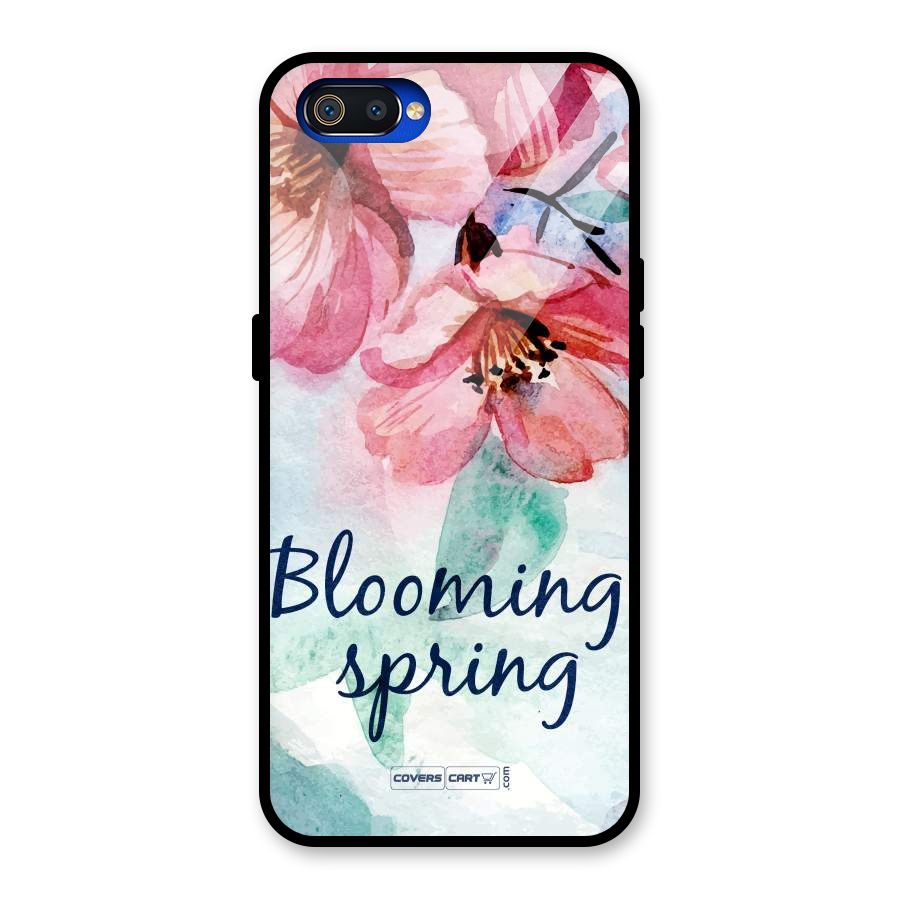 Blooming Spring Glass Back Case for Realme C2