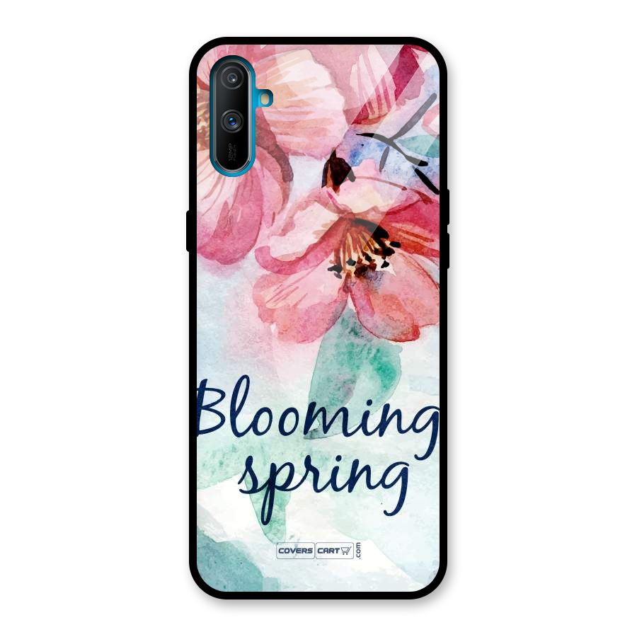 Blooming Spring Glass Back Case for Realme C3