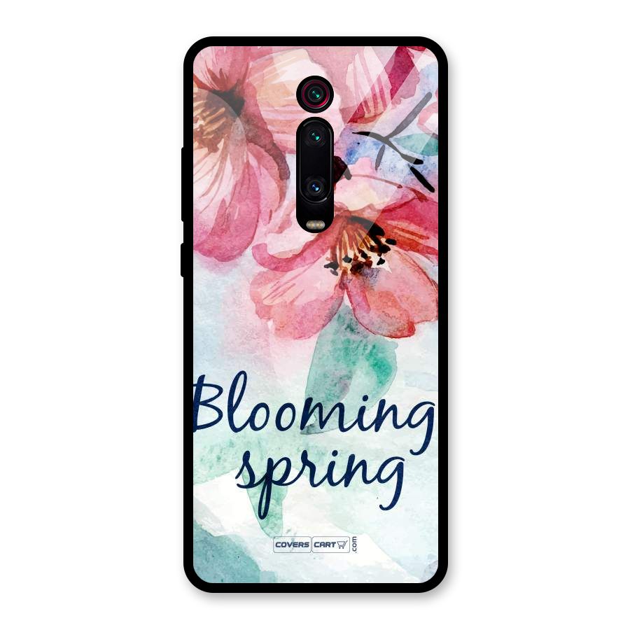 Blooming Spring Glass Back Case for Redmi K20