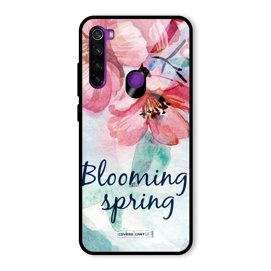 Blooming Spring Glass Back Case for Redmi Note 8